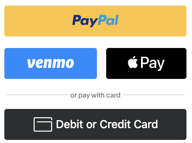 button for accessing PayPal